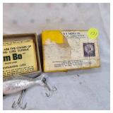 Vintage Jimbo Fishing Lure in Original Box with Manual Vintage Jimbo Fishing Lure in Original Box with Manual