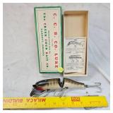 Vintage Creek Chub Jointed Pikie Super Nice With Box and Manual Vintage Creek Chub Jointed Pikie Super Nice With Box and Manual