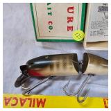 Vintage Creek Chub Jointed Pikie Super Nice With Box and Manual Vintage Creek Chub Jointed Pikie Super Nice With Box and Manual