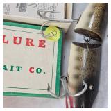 Vintage Creek Chub Jointed Pikie Super Nice With Box and Manual Vintage Creek Chub Jointed Pikie Super Nice With Box and Manual