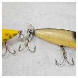 Classic Hell Bender Whopper Stopper, 95% and Heddon Wounded Spook Lure Classic Hell Bender Whopper Stopper, 95% and Heddon Wounded Spook Lure