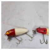 Vintage Creekk Chub Pikie and Vintage Wright and McGill Buga Boo Red Head Vintage Creekk Chub Pikie and Vintage Wright and McGill Buga Boo Red Head
