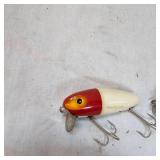 Vintage Creekk Chub Pikie and Vintage Wright and McGill Buga Boo Red Head Vintage Creekk Chub Pikie and Vintage Wright and McGill Buga Boo Red Head