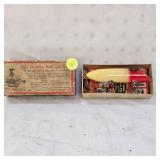 Heddon Red  Head Basser, very nice in Original Box w/Manual Heddon Red  Head Basser, very nice in Original Box w/Manual