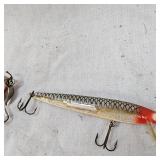 Heddon Wood Cobra Red Head and Rare  EGER Bably Dillenger Heddon Wood Cobra Red Head and Rare  EGER Bably Dillenger
