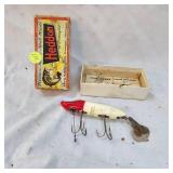 Original Heddon Flap Tail Red Head in Original Box with Manual Original Heddon Flap Tail Red Head in Original Box with Manual