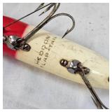 Original Heddon Flap Tail Red Head in Original Box with Manual Original Heddon Flap Tail Red Head in Original Box with Manual