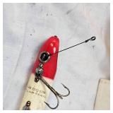 Original Heddon Flap Tail Red Head in Original Box with Manual Original Heddon Flap Tail Red Head in Original Box with Manual