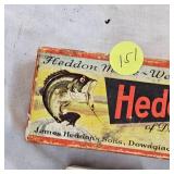 Original Heddon Flap Tail Red Head in Original Box with Manual Original Heddon Flap Tail Red Head in Original Box with Manual
