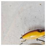 Classic Paul Bunyan Flash Eye Spoon and Wooden Horrocks-Ibbetson Lippy Joe Classic Paul Bunyan Flash Eye Spoon and Wooden Horrocks-Ibbetson Lippy Joe