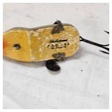Rare Old Vintage Shakespeare Pad0Ler/Mouse Lure #6678 Rare Old Vintage Shakespeare Pad0Ler/Mouse Lure #6678