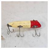 Heddon Original Glass Eye Lucky 13 & Vintage Helin Flat Fish Heddon Original Glass Eye Lucky 13 & Vintage Helin Flat Fish