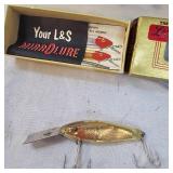 L &S Mirro Lure #2 MG, As New, Sinker Minnow in Box Complete L &S Mirro Lure #2 MG, As New, Sinker Minnow in Box Complete