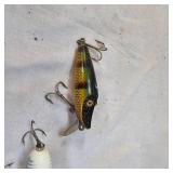 Heddon, as new Tiny Crazy Crawler, no box and Perch River Runt Heddon, as new Tiny Crazy Crawler, no box and Perch River Runt