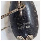 G.M Skinner "Old Reliable" Spinner Boston Fluted Bate and Vintage Millsite Rattle Bug G.M Skinner "Old Reliable" Spinner Boston Fluted Bate and Vintage Millsite Rattle Bug