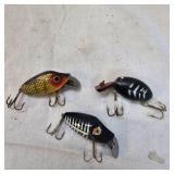Vintage Hawk and Heddon Midge Digit River Runts(2) Vintage Hawk and Heddon Midge Digit River Runts(2)