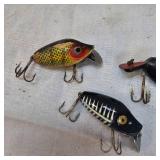 Vintage Hawk and Heddon Midge Digit River Runts(2) Vintage Hawk and Heddon Midge Digit River Runts(2)