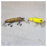 Heddon Vamp Spook and Original Wooden Jitterbug Heddon Vamp Spook and Original Wooden Jitterbug