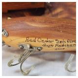 As New, Custom Set "Red Cedar" Spin Diver, Hand SIgned by Barry Radeberg 2008 As New, Custom Set "Red Cedar" Spin Diver, Hand SIgned by Barry Radeberg 2008