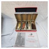 2006 Winchester Custom Lure Set, Limited Edition, including White Scale 9010,Brown Crackleback, Black/Silver Flash 9300, Fluted Troller 2oz 2006 Winchester Custom Lure Set, Limited Edition, including White Scale 9010,Brown Crackleback, Black/Silver Flash 9300, Fluted Troller 2oz
