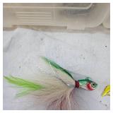 Rumble Bee 3/4 oz Spinner LUre and Bucktail and two Tackle Boxes Rumble Bee 3/4 oz Spinner LUre and Bucktail and two Tackle Boxes