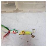 Rumble Bee 3/4 oz Spinner LUre and Bucktail and two Tackle Boxes Rumble Bee 3/4 oz Spinner LUre and Bucktail and two Tackle Boxes