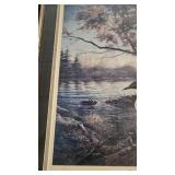 Hiddenn Point, Framed, Pencil Signed, Terry Redlin, 205/960
