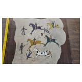 Pictorial Sketch on Animal Hide-2009 by Eagle Wolf Pictorial Sketch on Animal Hide-2009 by Eagle Wolf