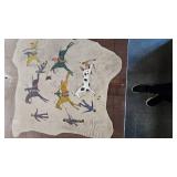 Pictorial Sketch on Animal Hide-2009 by Eagle Wolf Pictorial Sketch on Animal Hide-2009 by Eagle Wolf