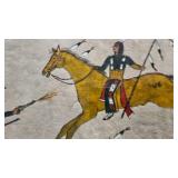 Pictorial Sketch on Animal Hide-2009 by Eagle Wolf Pictorial Sketch on Animal Hide-2009 by Eagle Wolf