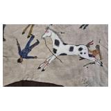 Pictorial Sketch on Animal Hide-2009 by Eagle Wolf Pictorial Sketch on Animal Hide-2009 by Eagle Wolf