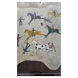Pictorial Sketch on Animal Hide-2009 by Eagle Wolf Pictorial Sketch on Animal Hide-2009 by Eagle Wolf