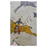 Pictorial Sketch on Animal Hide-2009 by Eagle Wolf Pictorial Sketch on Animal Hide-2009 by Eagle Wolf