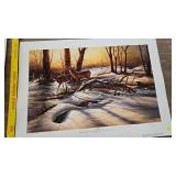Browsing, Terry Redlin, 205/960, pencil Signed Browsing, Terry Redlin, 205/960, pencil Signed