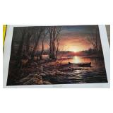 Morning Glow, Terry Redlin, 205/960, Pencil Signed Morning Glow, Terry Redlin, 205/960, Pencil Signed