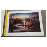Twilight Glow, Terry Redlin,245/960, Pencil Signed Twilight Glow, Terry Redlin,245/960, Pencil Signed