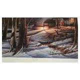 Night Mapling, 205/960, Terry Redlin, Pencil Signed Night Mapling, 205/960, Terry Redlin, Pencil Signed