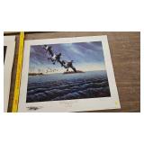 Bluebills Visit Indian Point, Les Kouba, Signed 3774/4400 Bluebills Visit Indian Point, Les Kouba, Signed 3774/4400