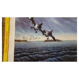 Bluebills Visit Indian Point, Les Kouba, Signed 3774/4400 Bluebills Visit Indian Point, Les Kouba, Signed 3774/4400