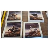 Silent Wings(4 print Set)-Terry Redlin, Blue Goose, Snow Goose, Canada Good, White Goose Silent Wings(4 print Set)-Terry Redlin, Blue Goose, Snow Goose, Canada Good, White Goose