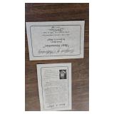 Bear Neccessities, James Meger, Certificate of Authenticity, 539/1500 Bear Neccessities, James Meger, Certificate of Authenticity, 539/1500