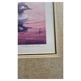 Migratory Waterfowl Stamp and Print Framed, 1988, 1860/3700