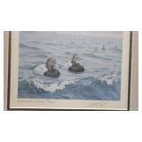Migratory Waterfowl Stamp and Print Framed, 1990, 787/5500