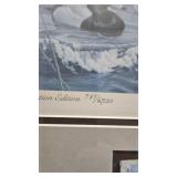 Migratory Waterfowl Stamp and Print Framed, 1990, 787/5500