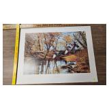 Rustic Woods, Richard Plasschaert, Pencil Signed, 950/4000