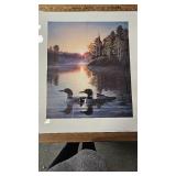 Matins-Common Loons, James Meger, 1125/2500