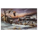 Winter Wind Break, 205/960, Terry Redlin, Pencil Signed
