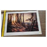 Silent Flight, 205/960, Terry Redlin, Pencil Sign