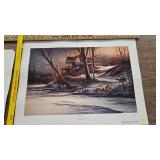 Winter (4th of Changing Seasons Series) Terry Redlin, Pencil Signed, 205/960