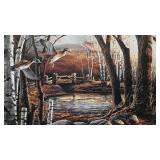 Reverside Pond, 205/960. Pencil Signed, Terry Redlin